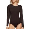 Body Anti Froid Manches Longues Thermo Marron