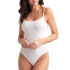 Body En Coton Sans Armature Paola Blanc