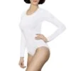 Body Manches Longues Col Rond Sara Blanc
