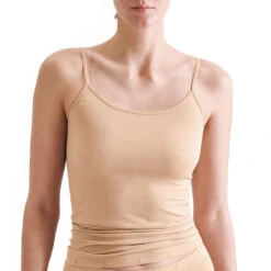 Seidensticker Caraco En Microfibre à Fines Bretelles Micro Flex Nude