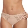 Wacoal Culotte Dentelle Dos Sans Coutures Eglantine Crème Brûlée