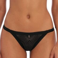 FREYA Culotte En Dentelle Géométrique Tailored Noir