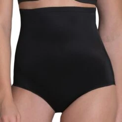 Rosa Faia Culotte Gaine Taille Haute Sans Couture Lucie Noir Twin Shaper