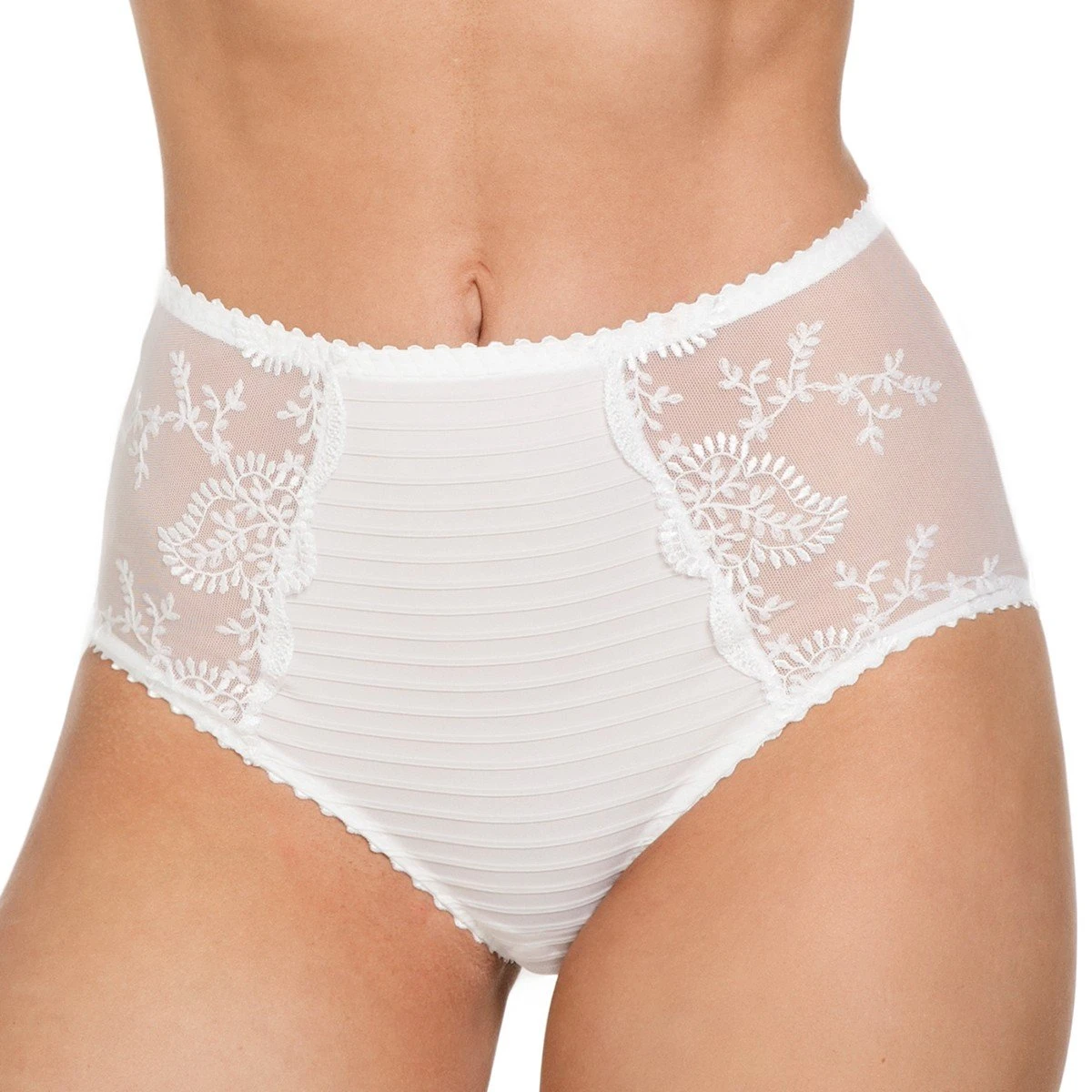 Culotte Haute Classique Elise Blanc