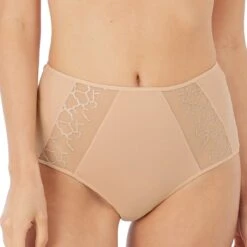 Wacoal Culotte Haute En Coton Avec Broderie Lisse Frappé