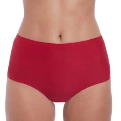 FANTASIE Culotte Haute Stretch Sans Coutures Smoothease Rouge