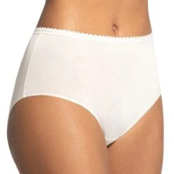 Culotte Taille Haute Absorbante Flux Quotidien Blanc Daily Ecopanties