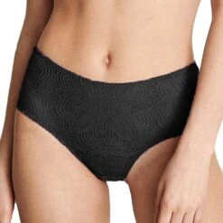 Underprotection Culotte Taille Haute Hipster Vegan Et éco-responsable Luna Noir