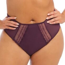 ELOMI Culotte Taille Haute Matilda Wine Diamond