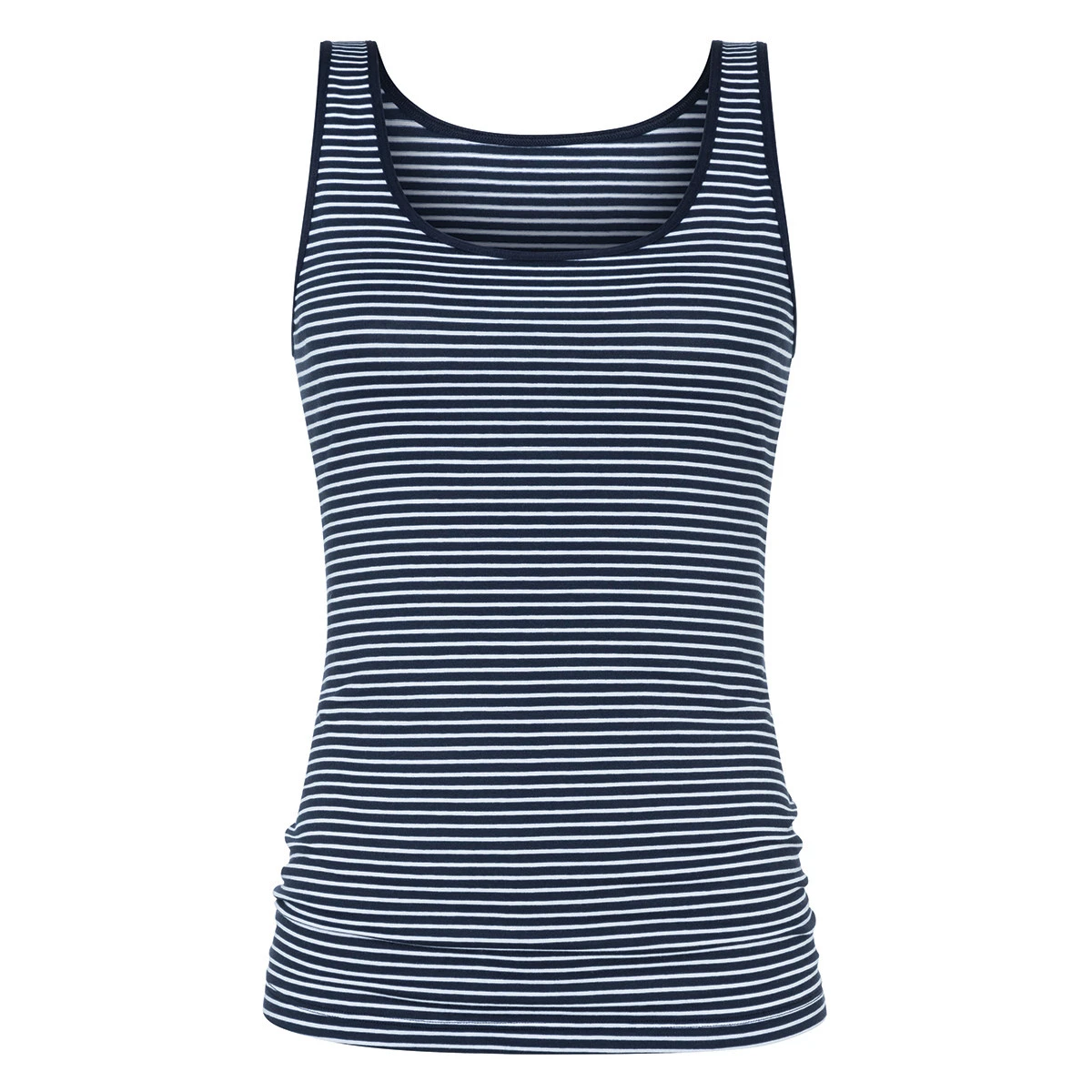 MEY Débardeur à Rayures Cotton Stripe Night Blue – Image 3