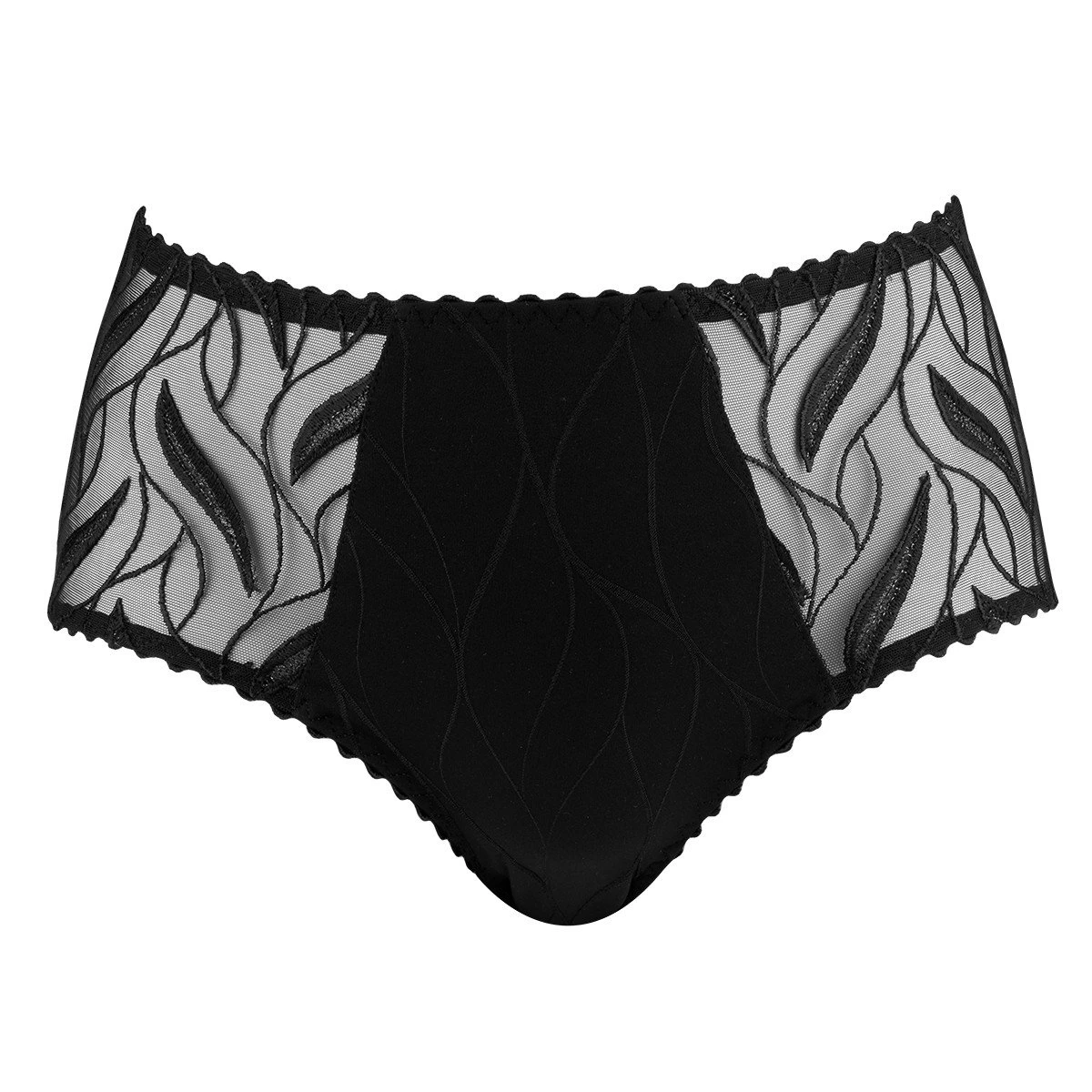 Maxi Culotte En Tulle Brodé Julia Noir – Image 3