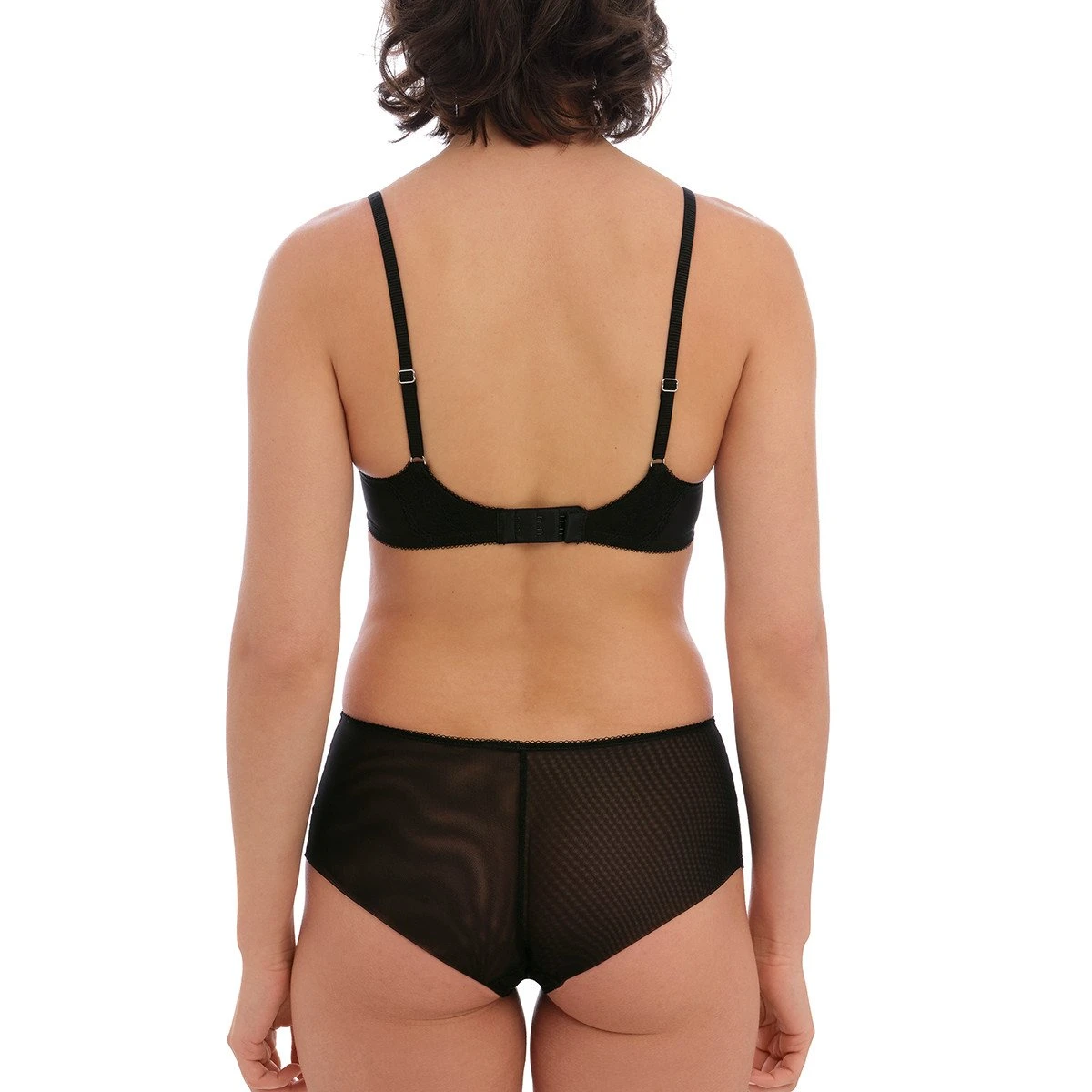 Wacoal Shorty Brésilien Taille Haute Ravissant Noir – Image 4