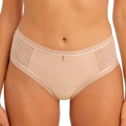FREYA Shorty Chic En Dentelle Géométrique Tailored Natural Beige