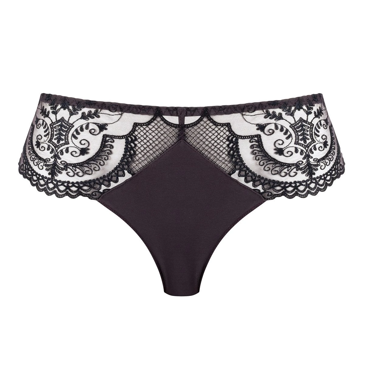 Shorty échancré Brodé Kant Wengé – Image 4