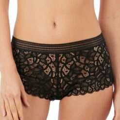 Wacoal Shorty En Dentelle Raffiné Noir