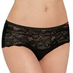 Shorty En Lyocell Avec Dentelle St.Valentine Noir