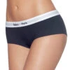 Eden Park Shorty Femme Bleu Foncé à élastique Plat Blanc En Coton