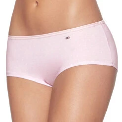 Eden Park Shorty Femme Rose Poudré à Pois Blancs En Modal