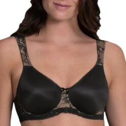 Rosa Faia Soutien-gorge à Armatures Bonnets Lisses Abby Noir