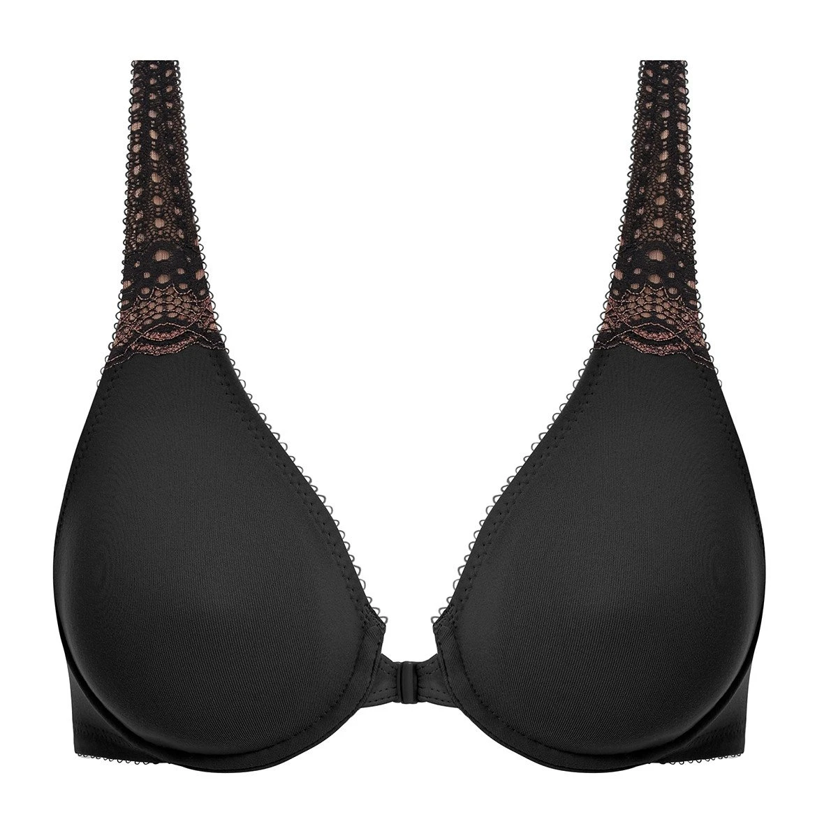 Wacoal Soutien-gorge à Armatures Fermeture Frontale Soft Embrace Noir – Image 4