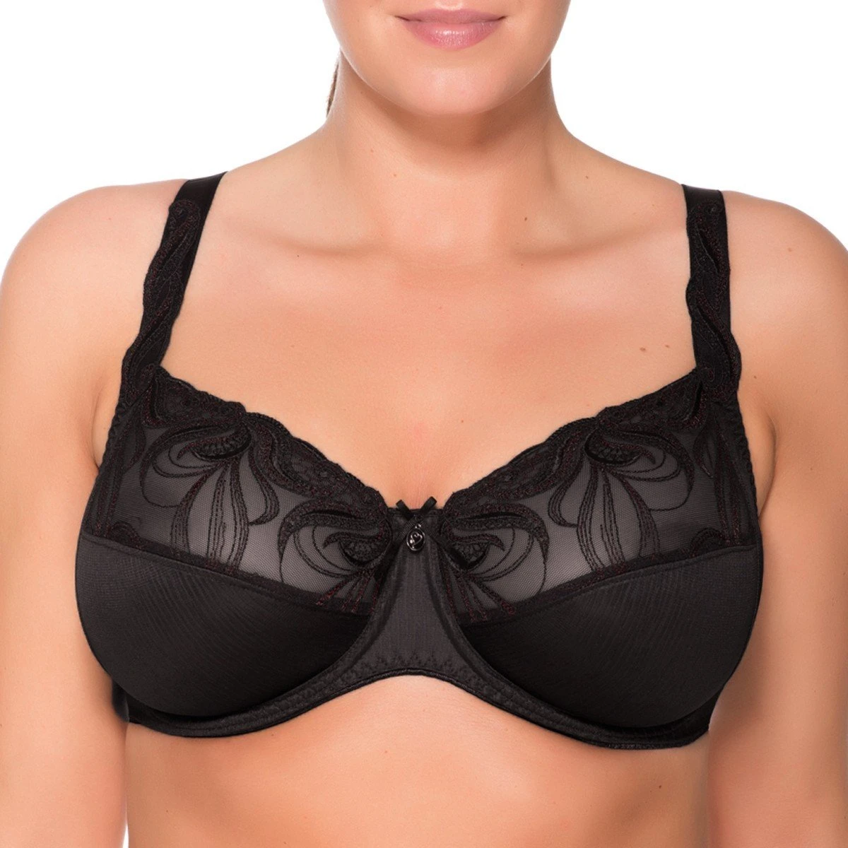 Soutien-gorge Ă Armatures Grande Taille Carmen Noir
