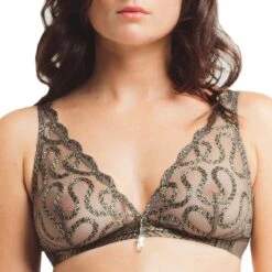 Soutien-gorge Foulard Sans Armatures Divine Bronze