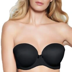 FREYA Soutien-gorge Moulé Sans Bretelles Deco Noir