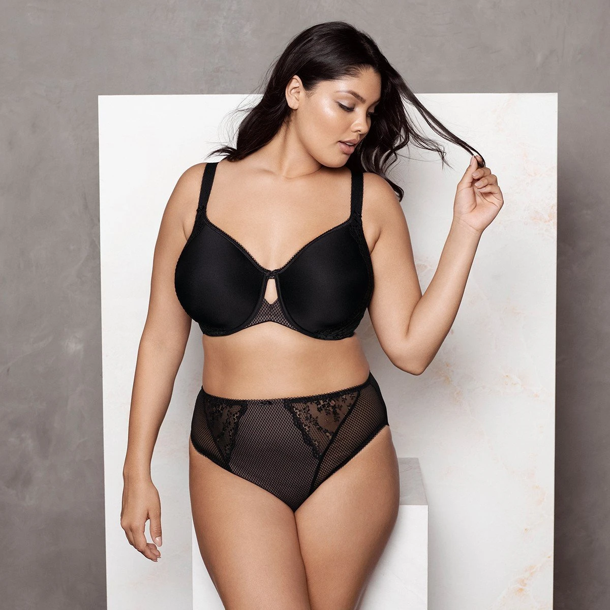 ELOMI Soutien-gorge Moulé Spacer Sans Basque Charley Noir – Image 4