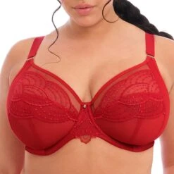 ELOMI Soutien-gorge Plongeant Ă Armatures Priya Haute Red