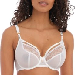 FREYA Soutien-gorge Plongeant Avec Lanières Temptress Blanc