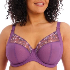 ELOMI Soutien-gorge Plongeant Broderies Contrastantes Charley Pansy