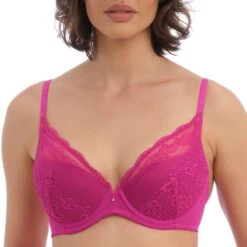 Wacoal Soutien-gorge Plongeant Paddé à Armatures Ravissant Orchid Flower