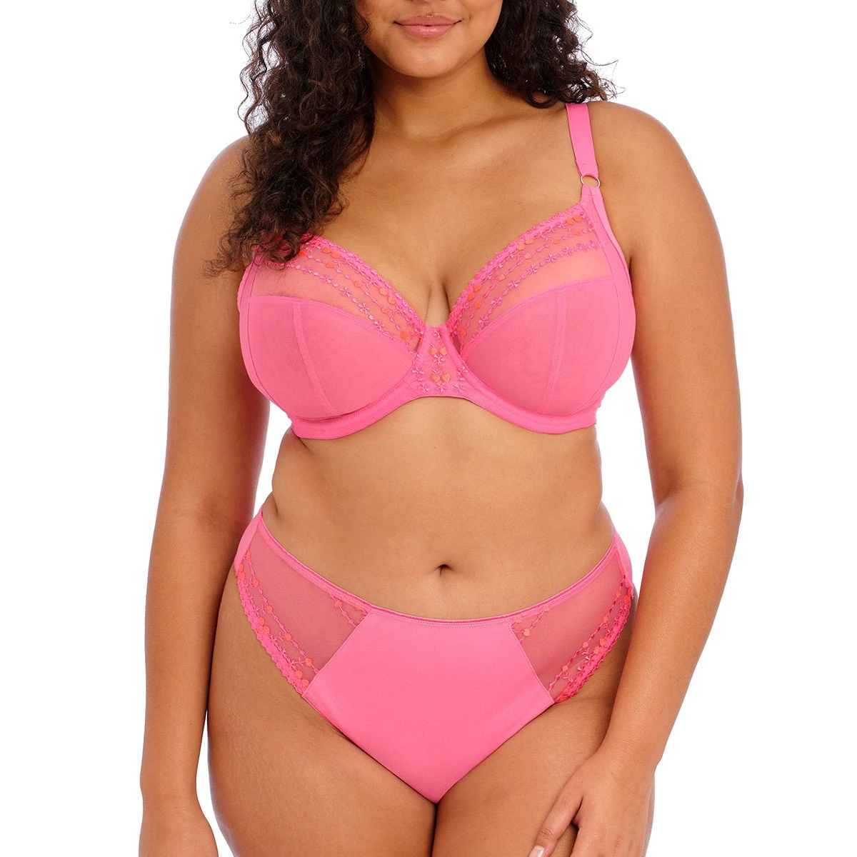 ELOMI String Avec Broderies Florales Matilda Wild Cherry – Image 3