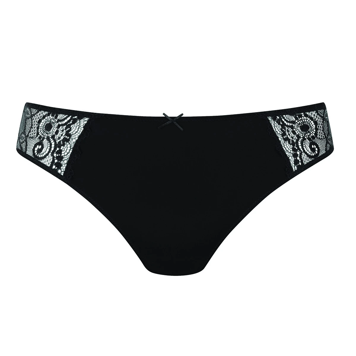 MEY String Brésilien En Dentelle éco-responsable Amorous Noir – Image 4