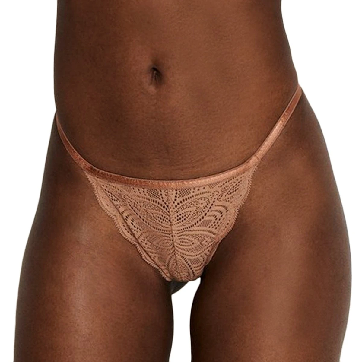 Underprotection String échancré En Dentelle Recyclée Et Vegan Luna Clay