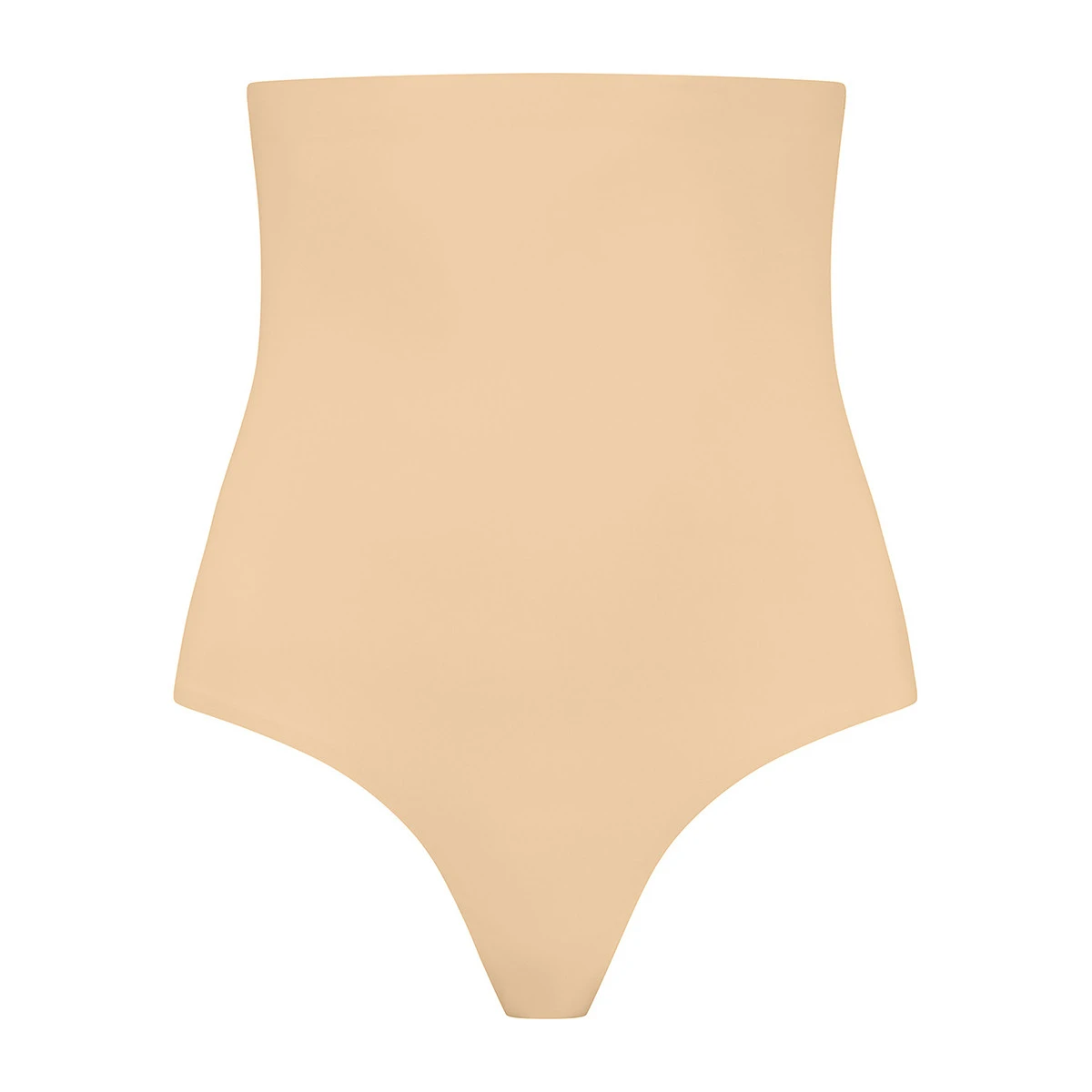 Bye Bra String Gainant Taille Haute Gainage Fort Beige – Image 4