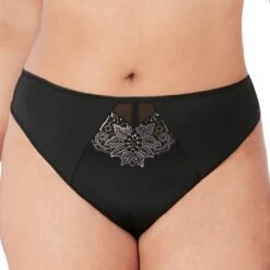 ELOMI String Glamour Grande Taille Eugénie Noir