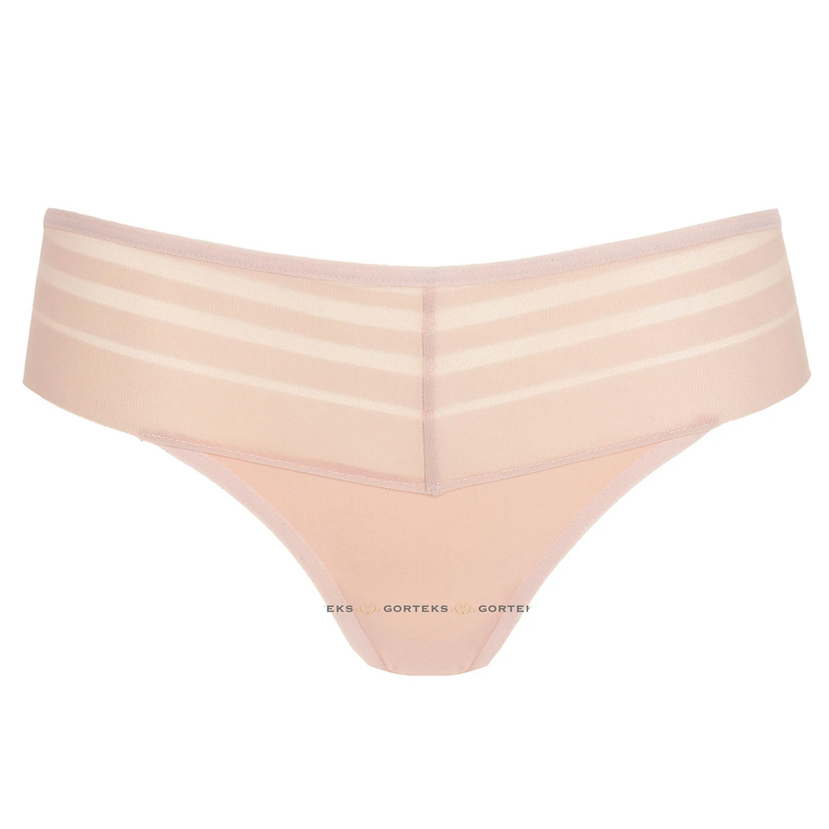 String Tanga à Rayures Luna Beige – Image 4