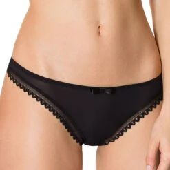 String Tanga Chic Oxygène Noir