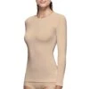 Tricot De Peau Manches Longues Col Rond Nude Régulateur